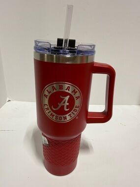 GAP Red Alabama Crimson Tide Travel Mug with Handle NEW